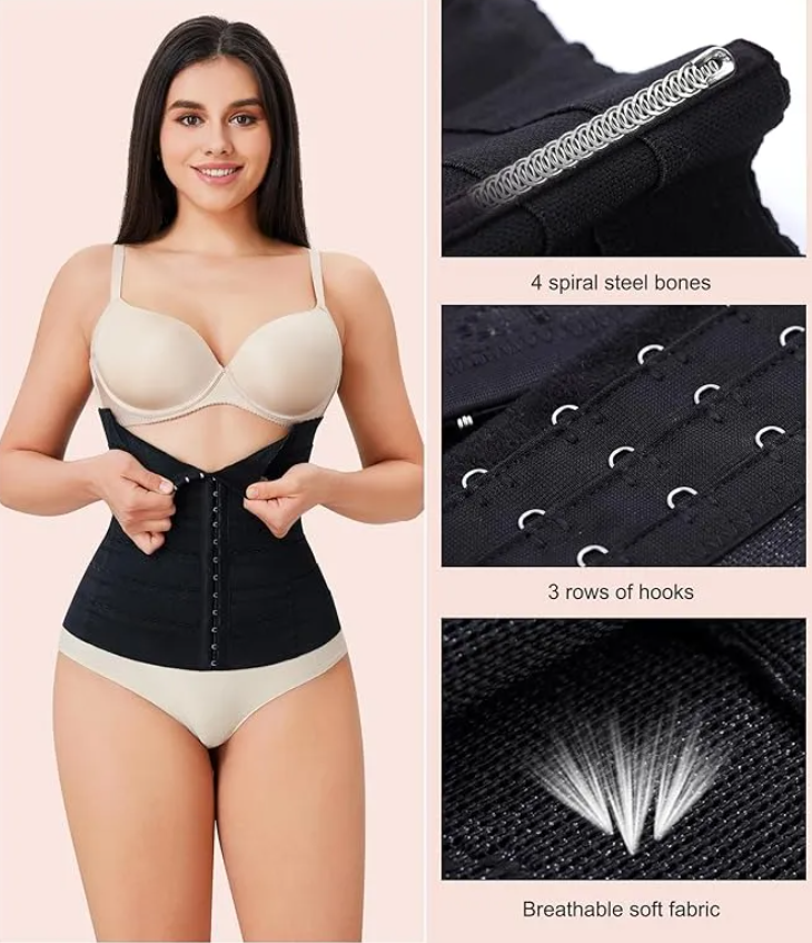 Body Support Belt for Women Body Shaper Comfortable & Breathable Waist Support for Gym, Workout & Back Pain Relief