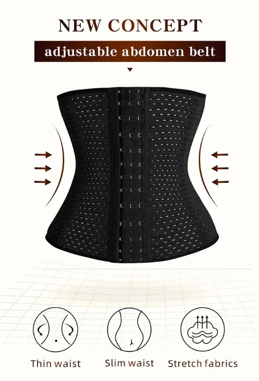 Waist Trainer Body Shaper Belt for Women  Slim Waist & Tummy Control