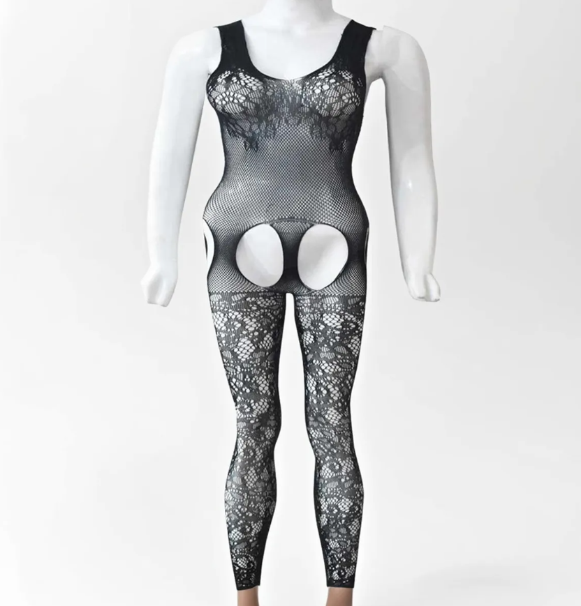 Fishnet Bodystocking for Women Full Body Stockings Mesh Lingerie One Piece Body Suit