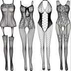 Fishnet Bodystocking for Women Full Body Stockings Mesh Lingerie One Piece Body Suit