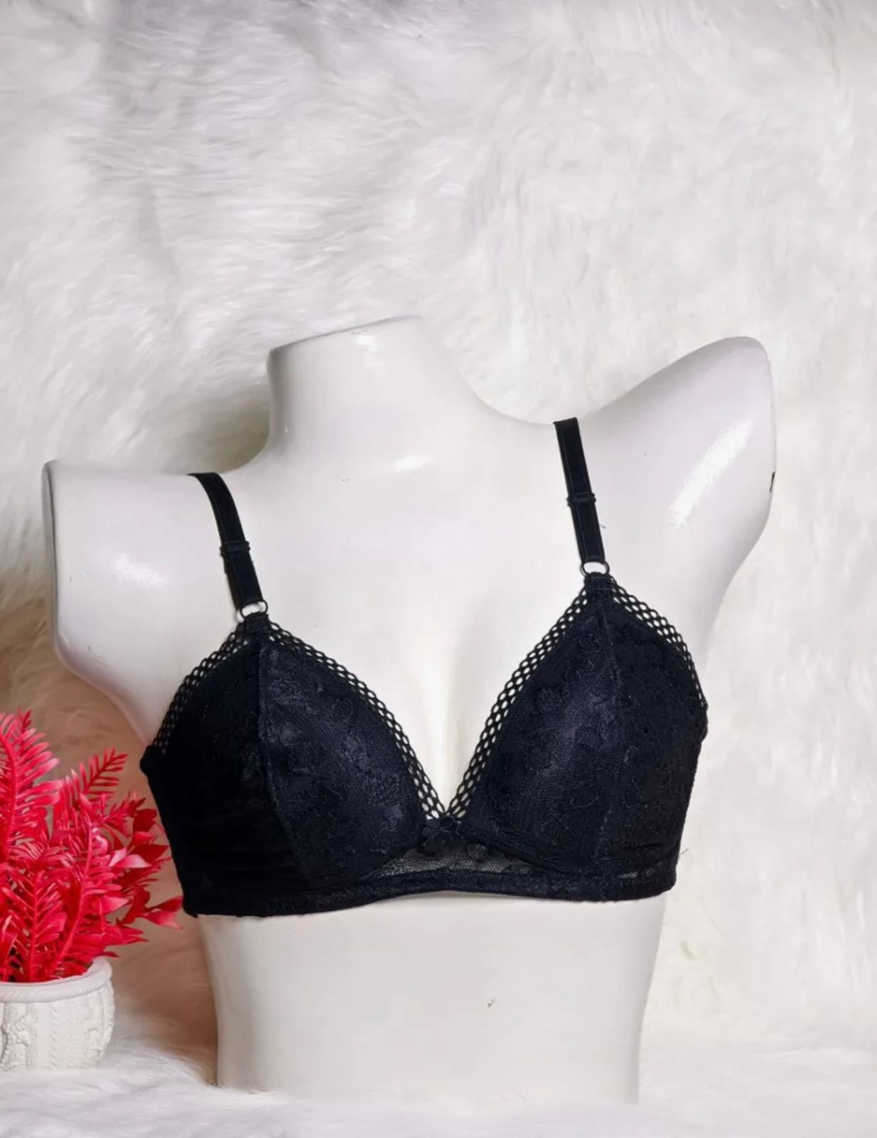 Net Bra for Women  Comfortable Wireless Push Up Bra  Soft & Breathable Everyday Bra