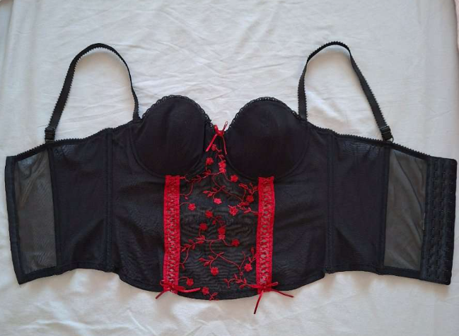 Floral Lace Corset Bustier Top  Sexy Push-Up Lingerie & Shapewear