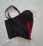 Floral Lace Corset Bustier Top  Sexy Push-Up Lingerie & Shapewear