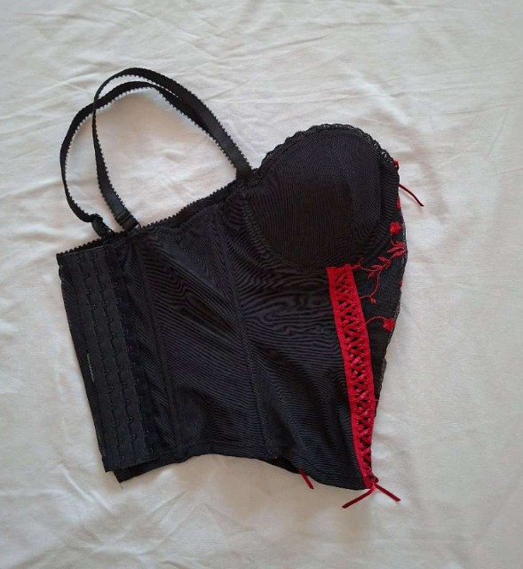 Floral Lace Corset Bustier Top  Sexy Push-Up Lingerie & Shapewear