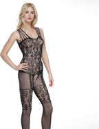 Fishnet Bodystocking for Women Full Body Stockings Mesh Lingerie One Piece Body Suit
