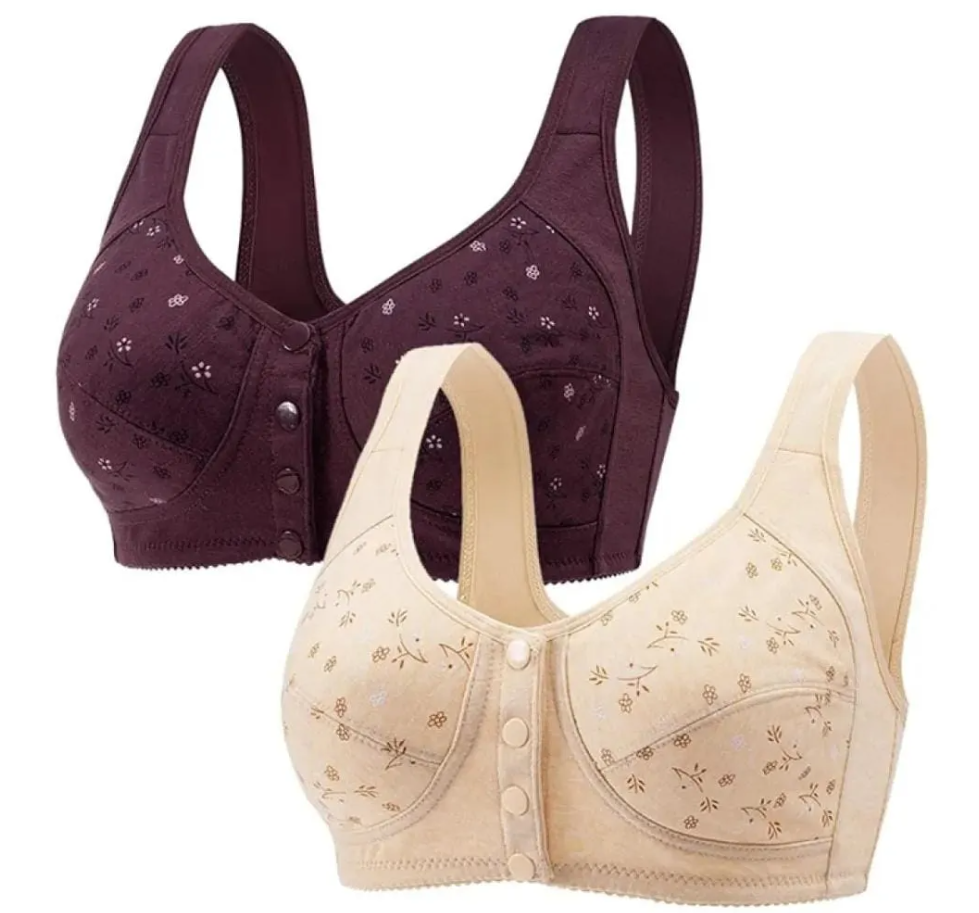 Front Open Button Bra – Easy Wear Comfortable Bra for Women